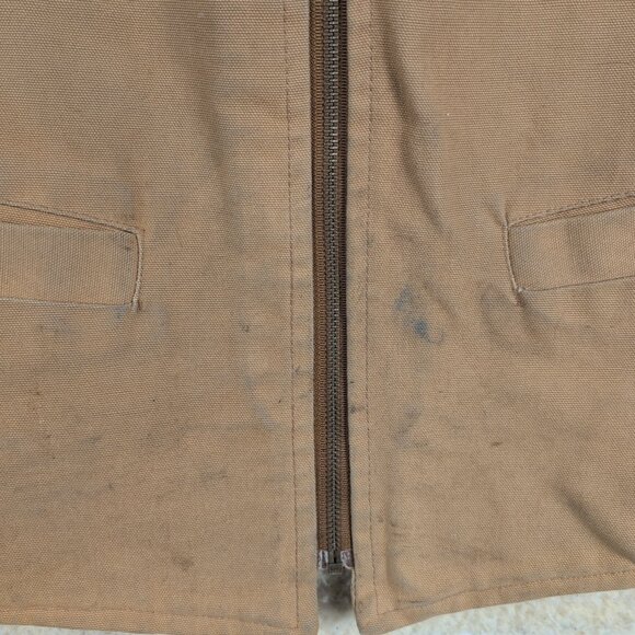 Vintage Carhartt Sherpa Lined Vest, Men’s XL Workwear 6SV USA UNION MADE - Picture 2 of 11